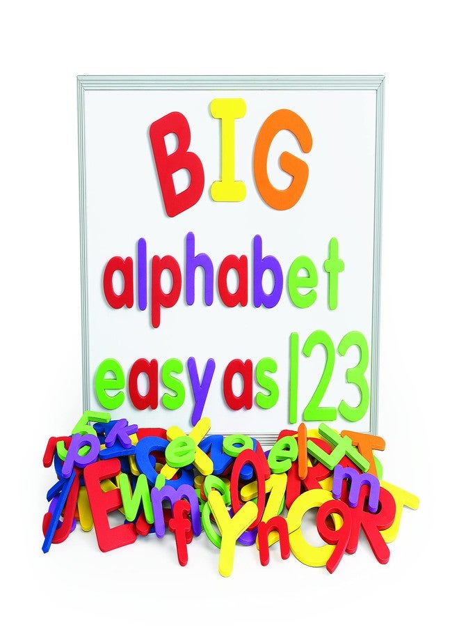 Excellerations Giant Foam Magnetic Letters & Numbers Upper and Lower Case Classroom Set (Pack of 115) - Image 1